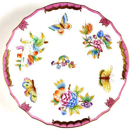 Queen Victoria (Pink) Salad Plate