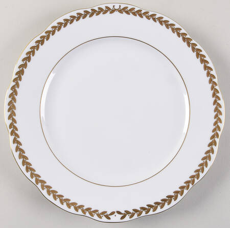 Golden Laurel Service Plate (Charger)
