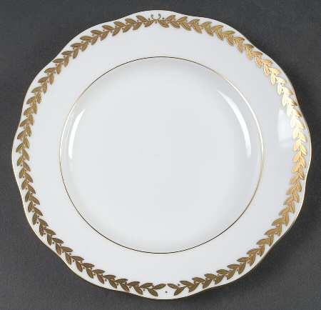 Golden Laurel Salad Plate
