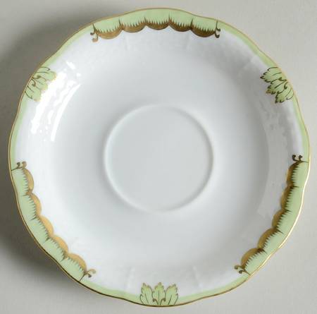 Princess Victoria Green Saucer