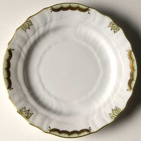 Princess Victoria Green Bread & Butter Plate