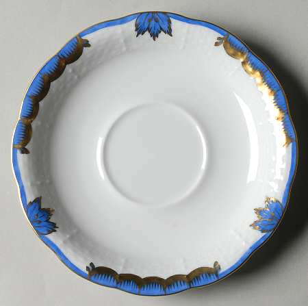 Princess Victoria Blue Saucer