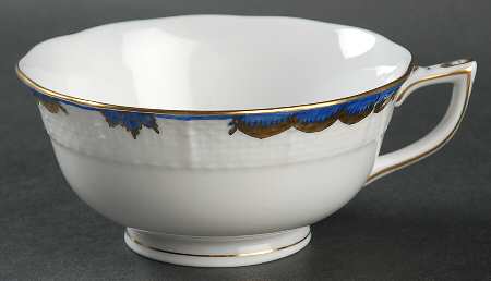 Princess Victoria Blue Footed Cup by Herend