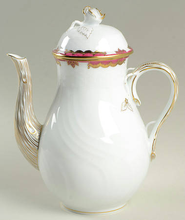 Princess Victoria Pink Coffee Pot & Lid