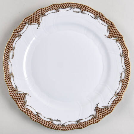 Fish Scale Dinner Plate by Herend