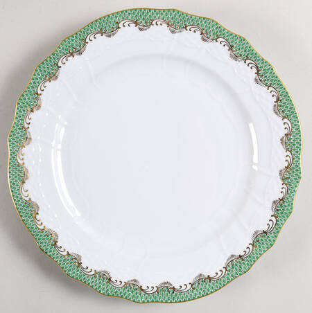 Fish Scale Service Plate (Charger) by Herend