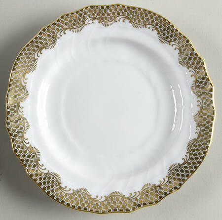 Fish Scale Bread & Butter Plate by Herend