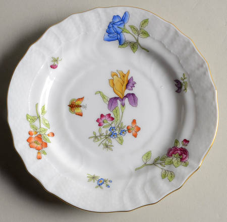 Antique Iris Bread & Butter Plate