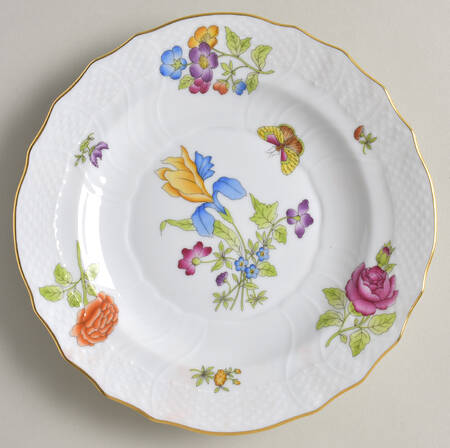 Antique Iris Salad Plate