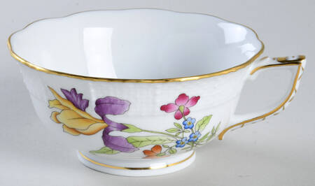 Antique Iris Footed Cup