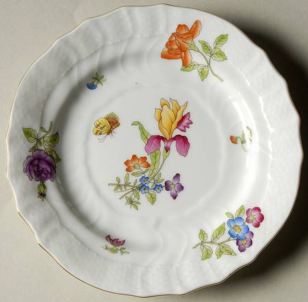 Antique Iris Bread & Butter Plate