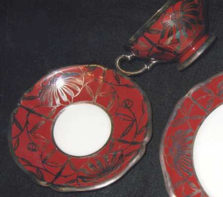 1015-1 Footed Cup & Saucer Set