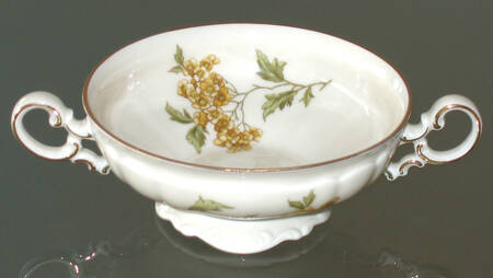 HUT1726 Footed Cream Soup Bowl