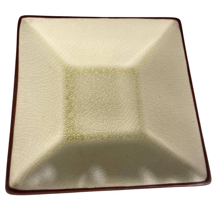 Zazen Cream Individual Square Dip Dish