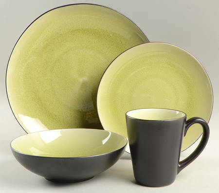 Zazen Lime 4 Piece Place Setting