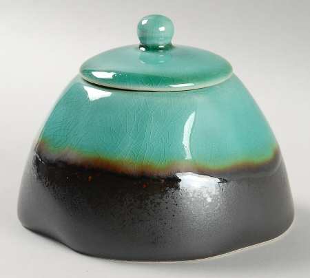 Jade Moon Sugar Bowl & Lid