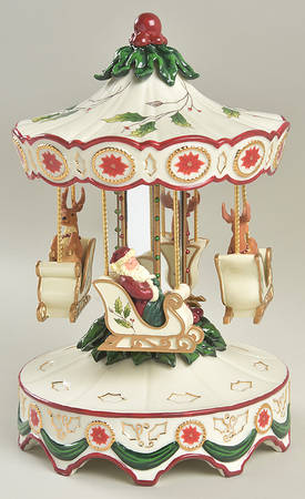 Home for the Holidays Musical Carousel