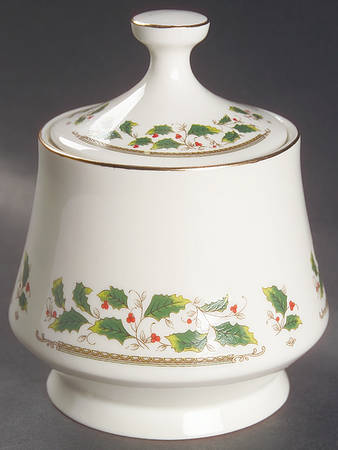 Home for the Holidays Sugar Bowl & Lid
