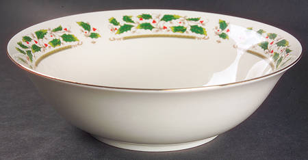 Home for the Holidays 9" Round Vegetable Bowl