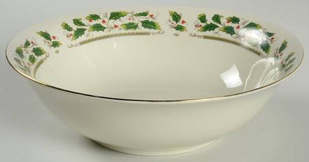 Home for the Holidays 8" Round Vegetable Bowl