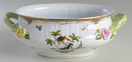 Rothschild Bird Brown Border Tureen No Lid