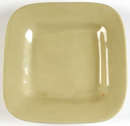 American Simplicity Fern Green Square Salad Plate