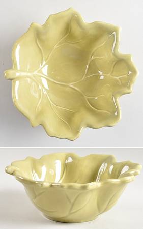 American Simplicity Fern Green 7" Leaf Bowl