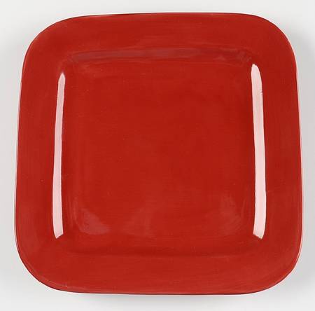 American Simplicity Sangria Square Dinner Plate