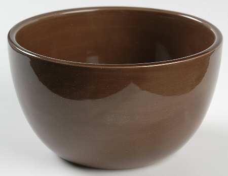 American Simplicity Chocolate Coupe Cereal Bowl