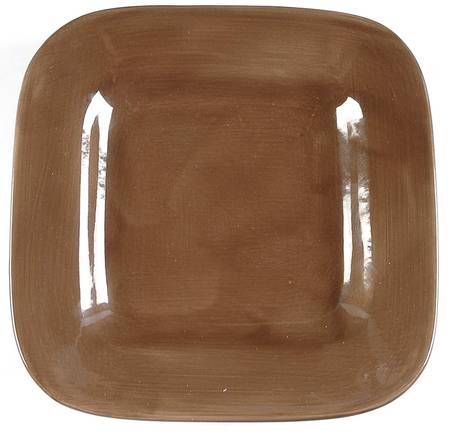 American Simplicity Chocolate Square Salad Plate