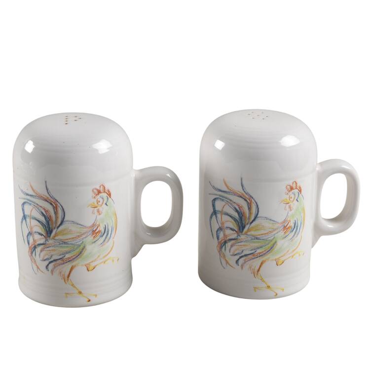 Fiesta Rooster Stove Top Salt & Pepper Set