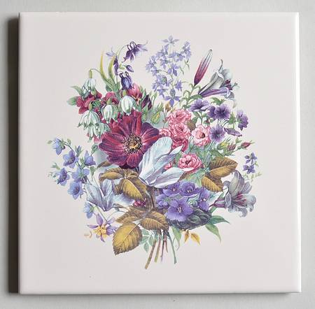 Floral Tea Tile