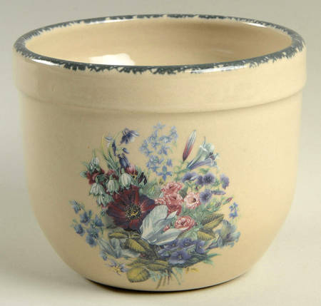 Floral 4" Flower Pot