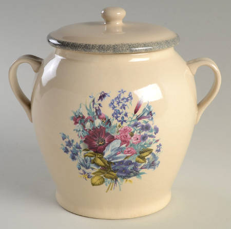 Floral Small Canister & Lid