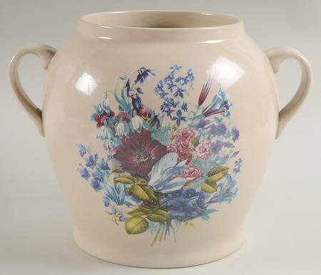 Floral Large Canister No Lid
