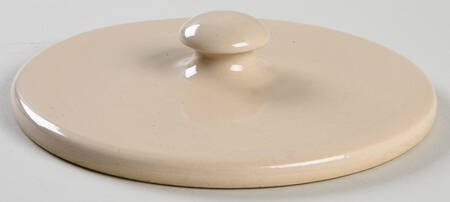 Floral Lid for Bean Pot