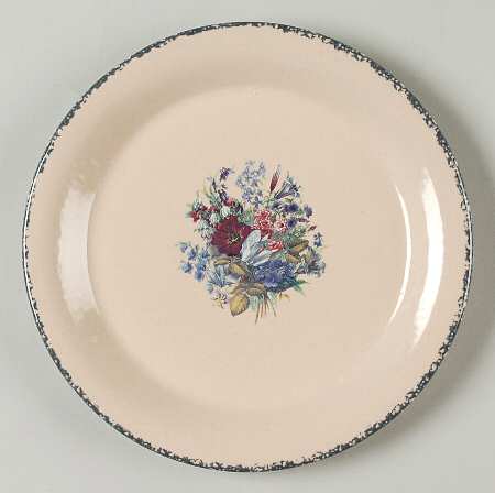 Floral Salad Plate