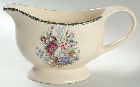 Floral Gravy Boat