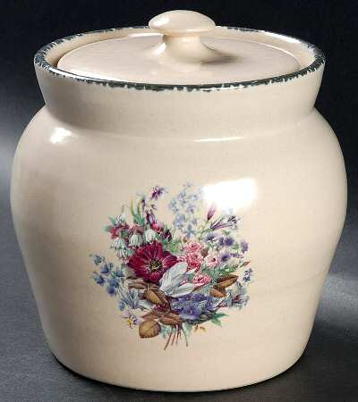 Floral Small Canister & Lid