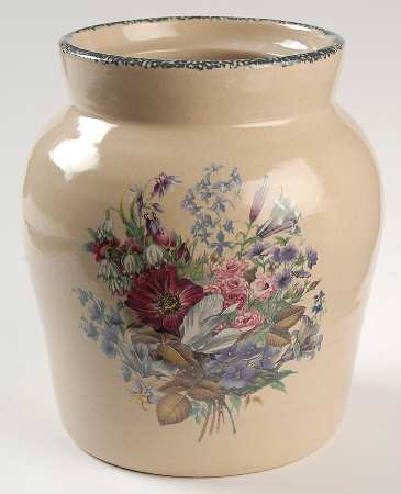 Floral Large Canister No Lid