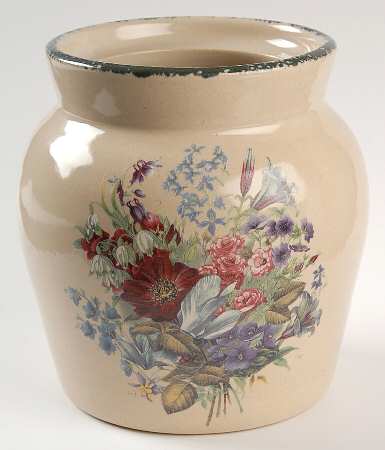 Floral Medium Canister No Lid