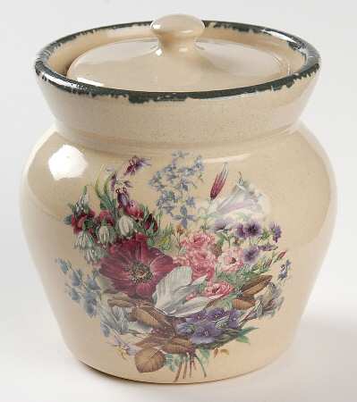 Floral Sugar Bowl & Lid