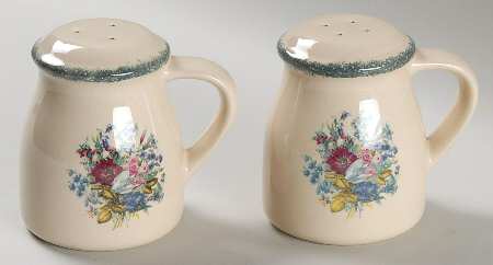 Floral Stove Top Salt & Pepper Set