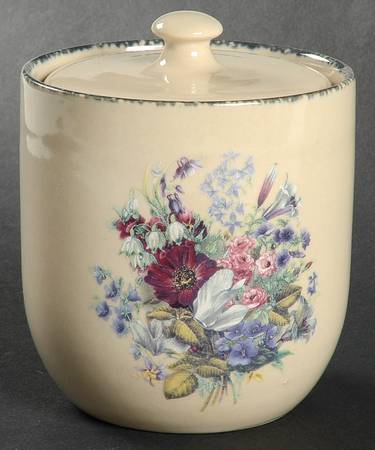 Floral Sugar Bowl & Lid