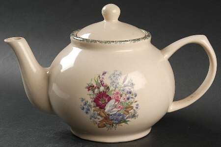 Floral Teapot & Lid