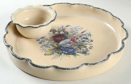 Floral (2 Piece) Chip & Dip Set