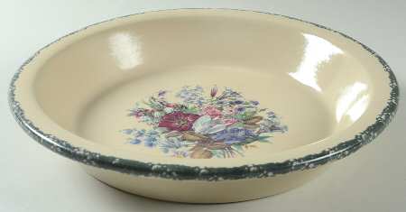 Floral 10" Pie Baking Plate