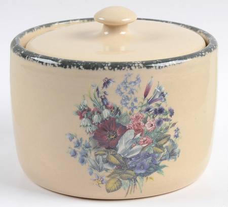 Floral Butter Box & Lid