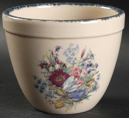 Floral 4" Flower Pot