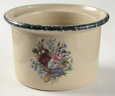 Floral Butter Crock No Lid